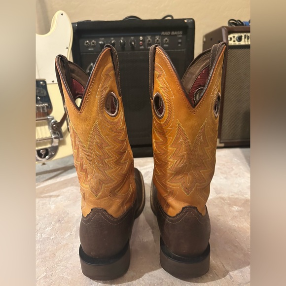 Durango Brown and Red Western Boots - Picture 9 of 13
